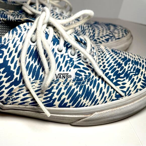 Vans Sneakers Tennis Shoes Blue White Size 9 - Picture 10 of 10